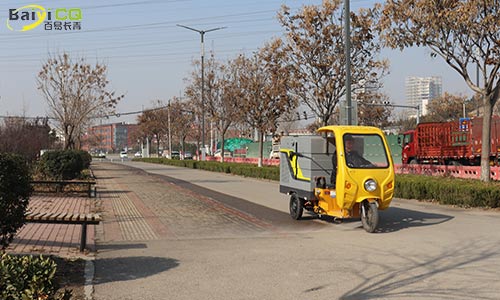 環(huán)衛(wèi)三輪高壓清洗車，廠區(qū)防疫消毒好幫手