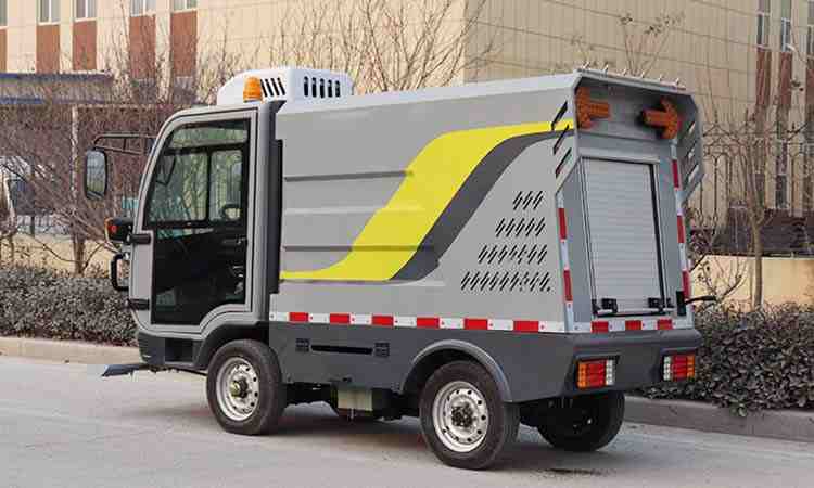 濟(jì)南79906am美高梅電動(dòng)高壓清洗車一人輕松完成一條馬路保潔