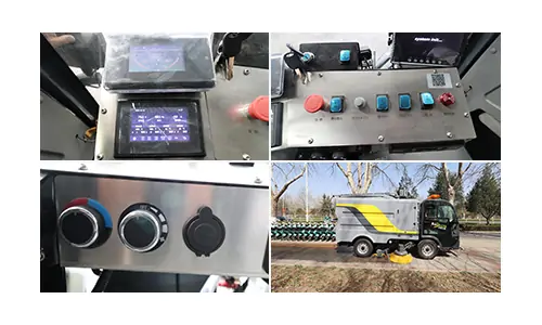 純電動(dòng)洗掃車BY-CS60車輛配置